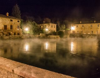 Thermal water in Bagno Vignoni