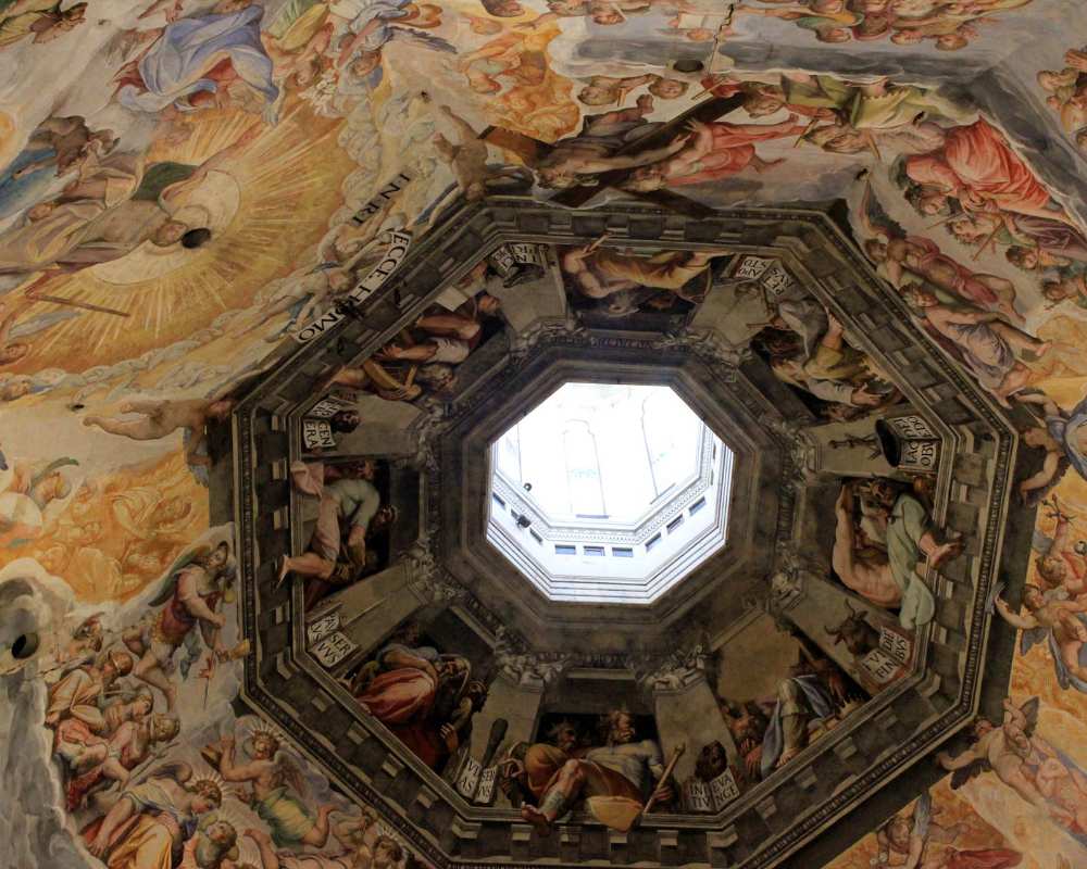 A view of the inner shell of Brunelleschi's Cupola