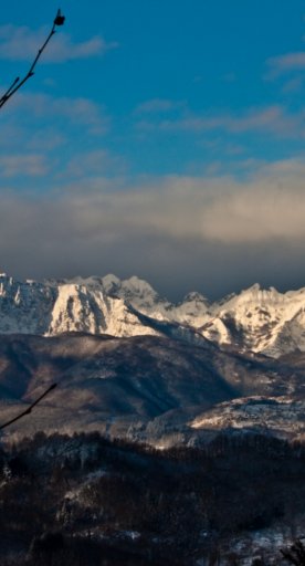 Alpi Apuane con neve