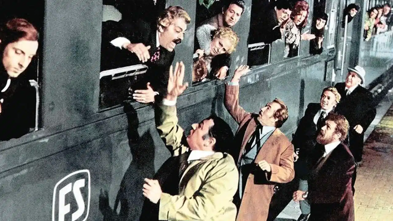 Una scena di Amici miei di Mario Monicelli