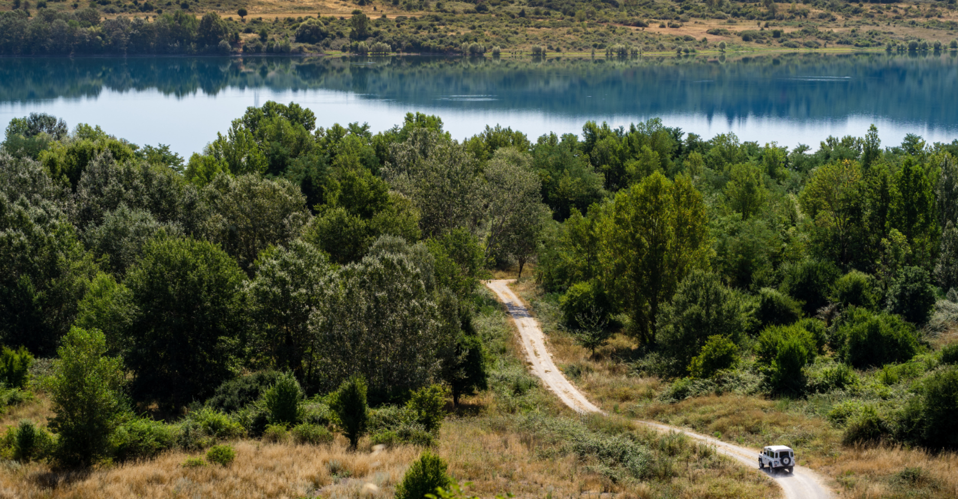Lago de San Cipriano, Cavriglia, antigua zona minera.