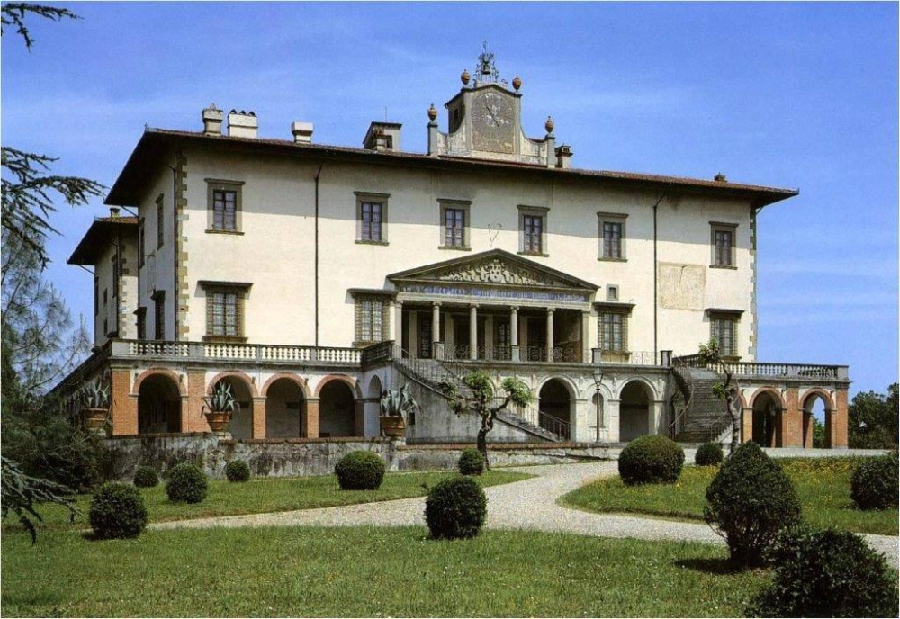Die Medici Villa in Poggio a Caiano