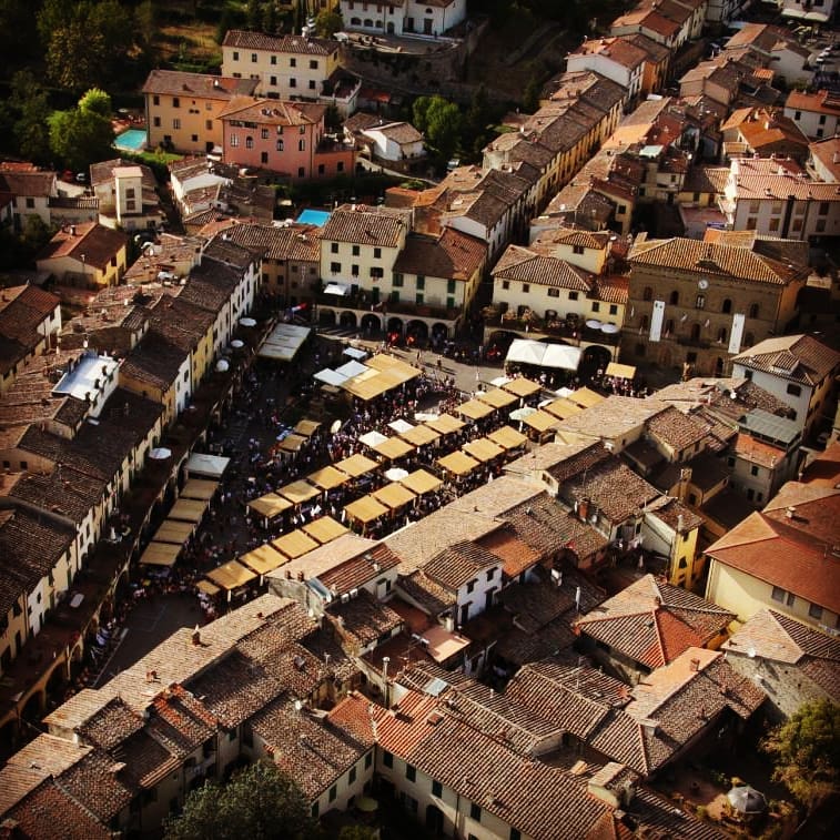 The market in Piazza Matteotti, Greve in Chianti