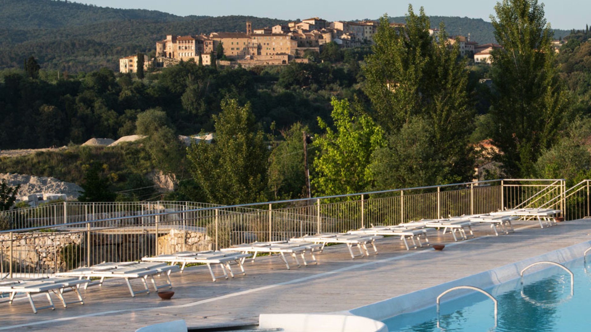 San Giovanni Spas in Rapolano, the pools