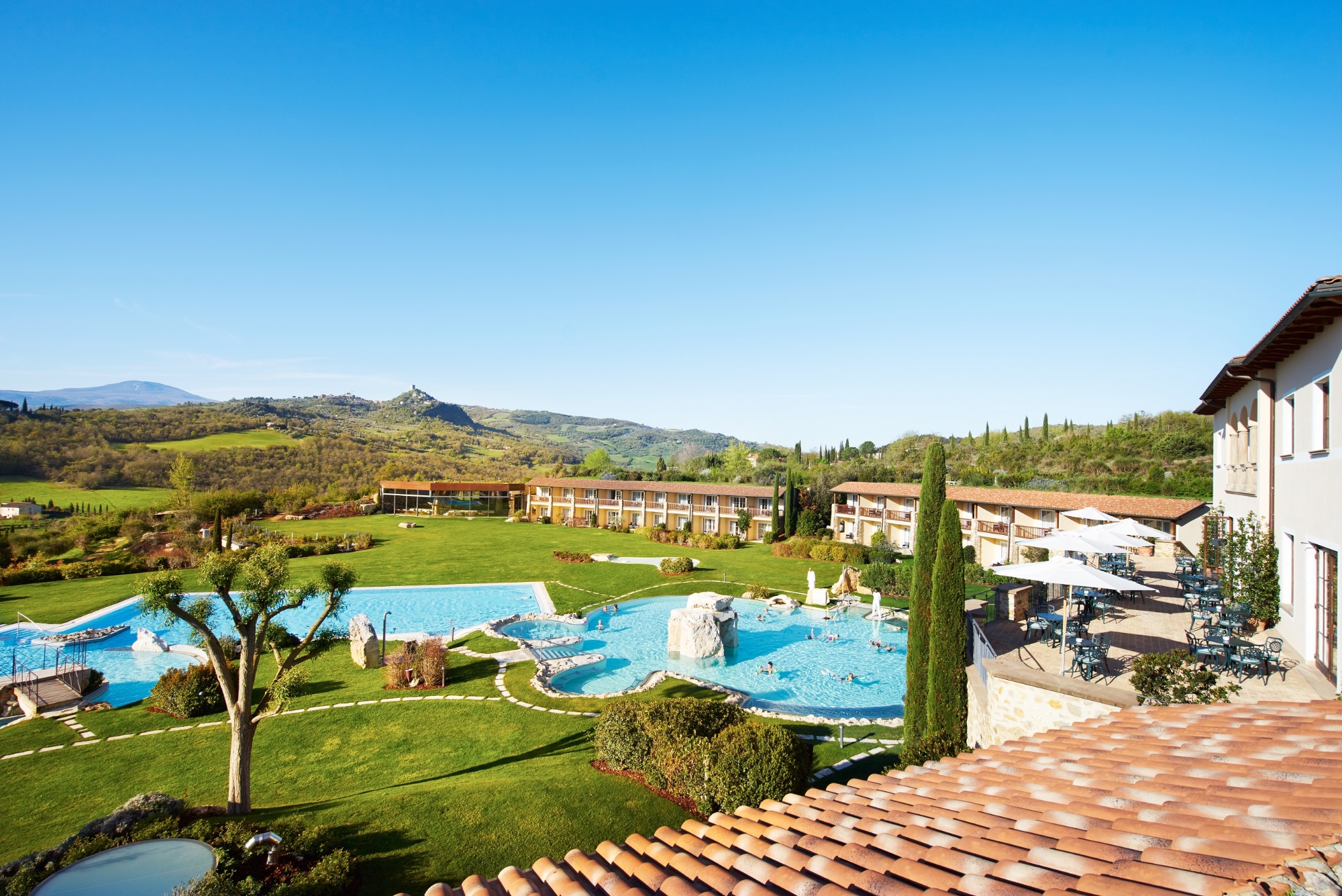 Piscina esterna dell'Adler Thermae