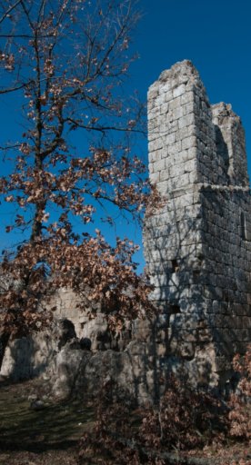 Vitozza, die Ruine der Chiesaccia