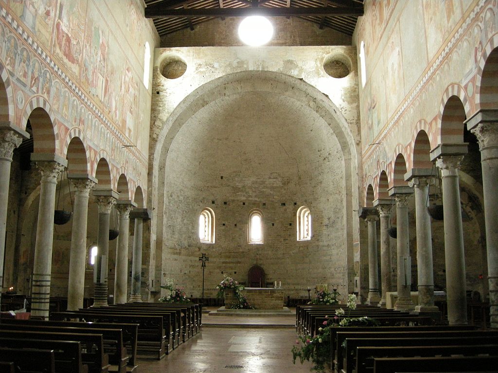 Interior of the basilica