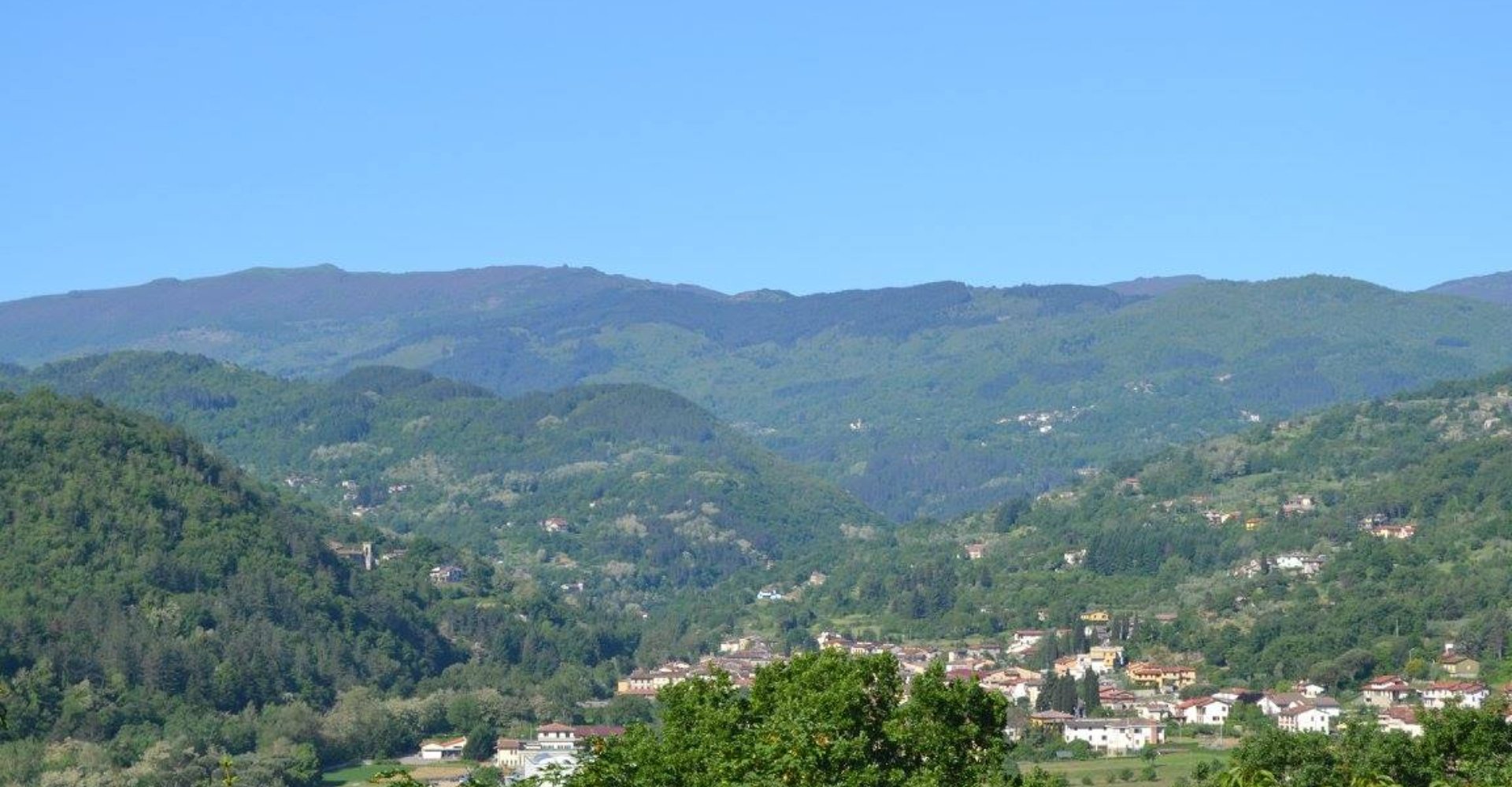 El Valle de Solano visto desde Borgo alla Collina