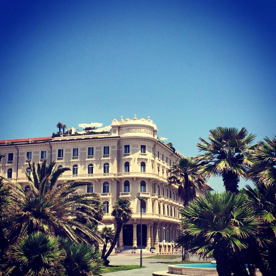 Liberty-style architecture in Viareggio