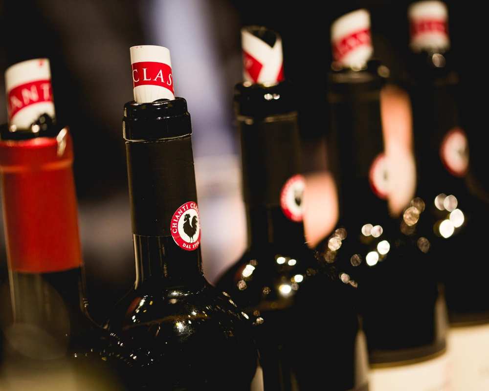 Bottles of Chianti Classico