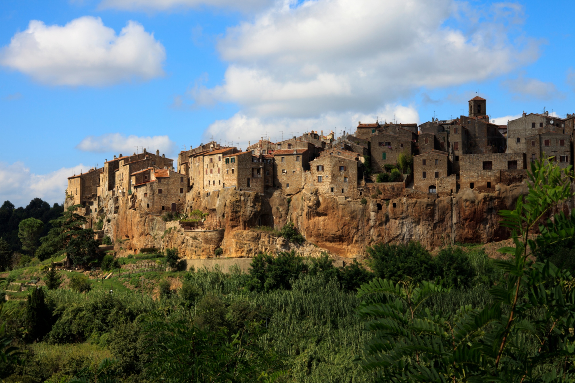 Der historische Ort Pitigliano