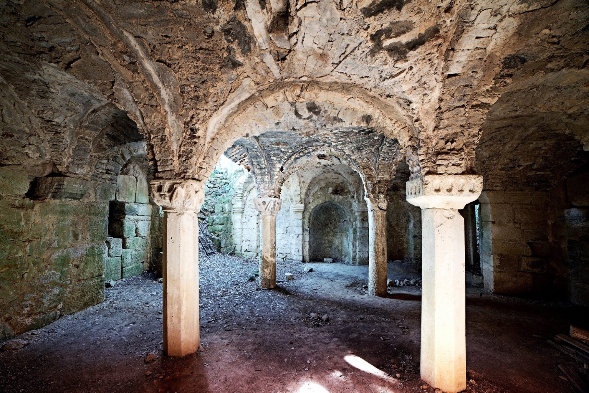 Krypta des Klosters San Salvatore in Giugnano