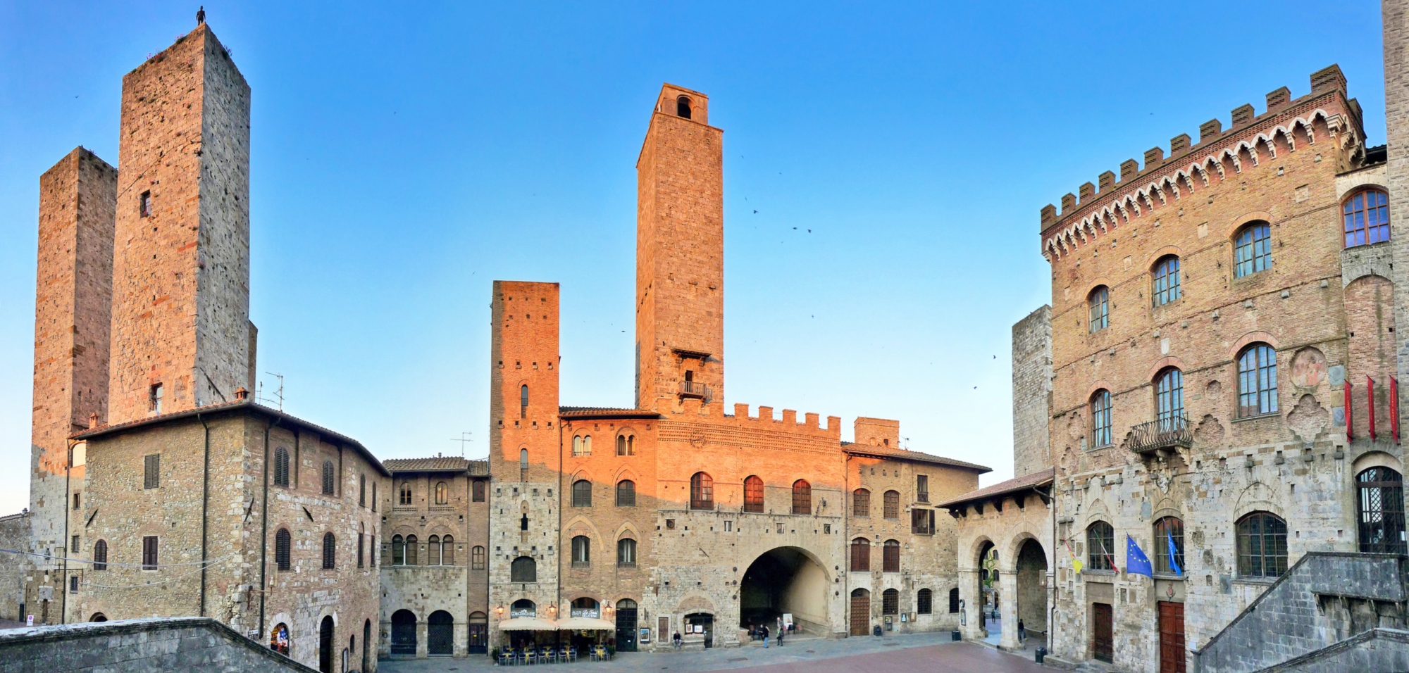 Plaza de la Catedral en San Gimignano