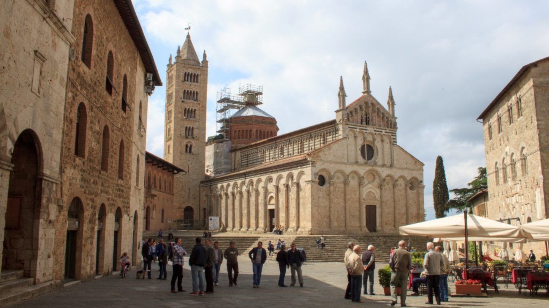 Catedral San Cerbone y Plaza Garibaldi en Massa Marittima