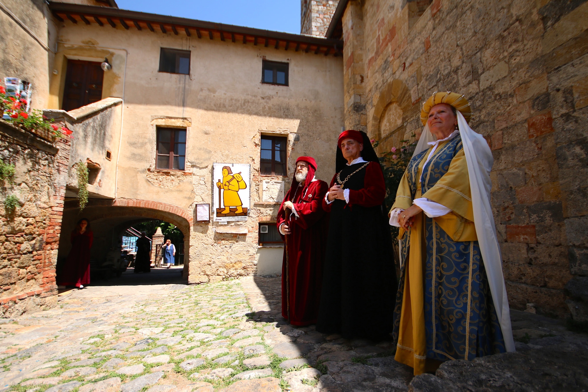 Fiesta medieval en Monteriggioni