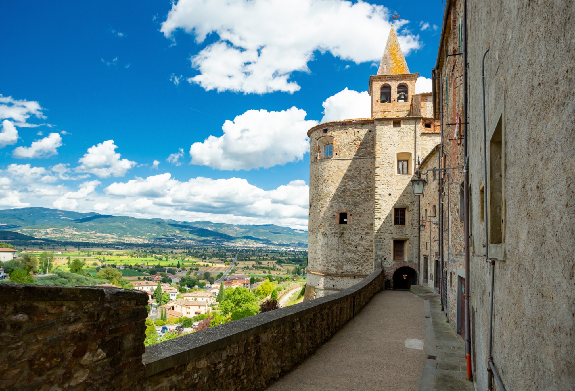 The village of Anghiari