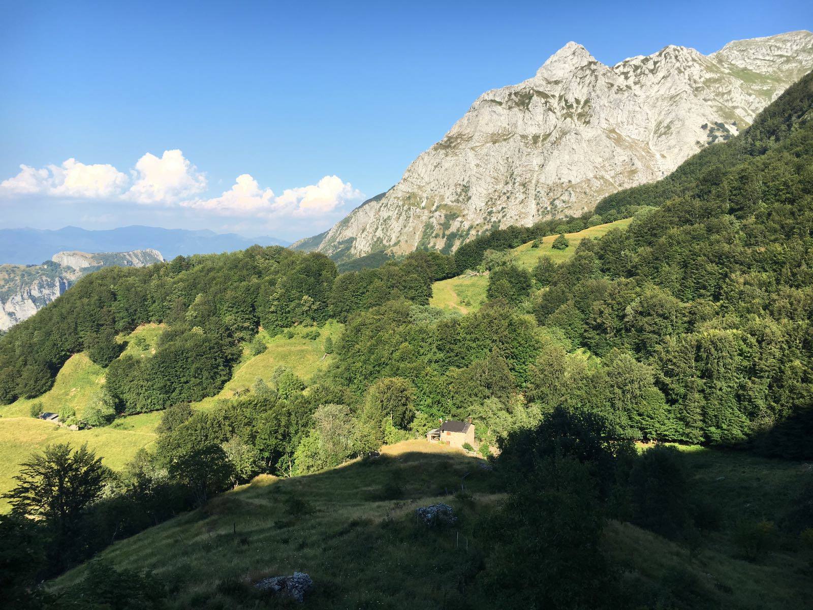 Le panorama de l’Alpe di Puntato