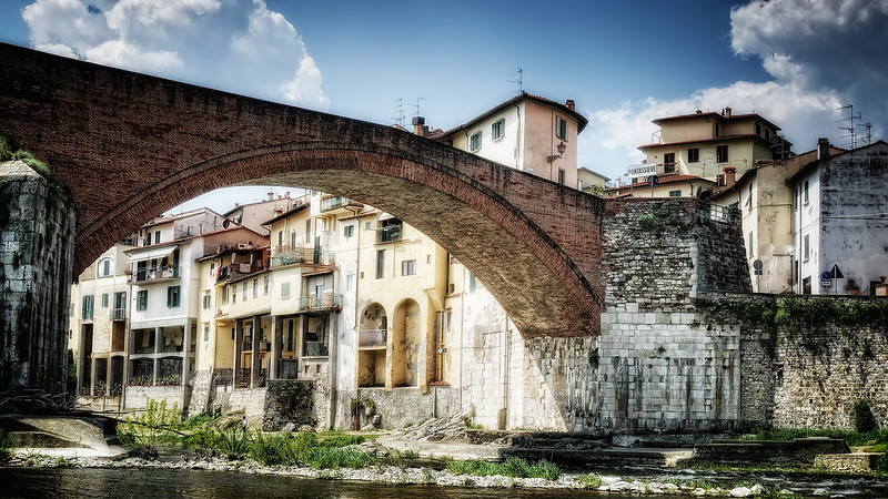 Ancient bridge in Pontassieve