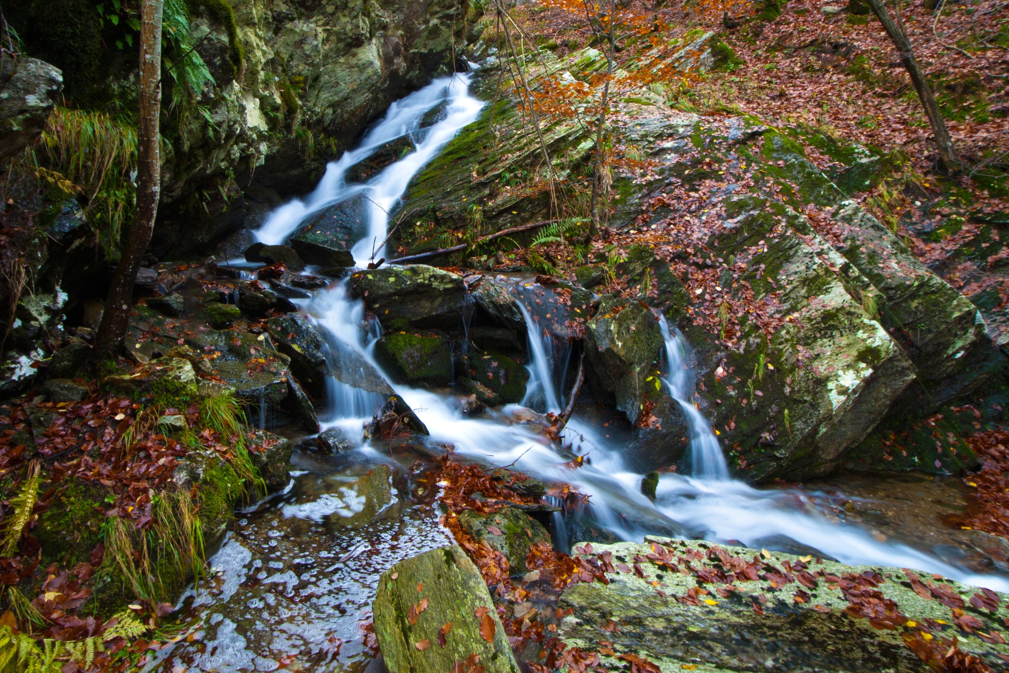 Apuan alps waterfall