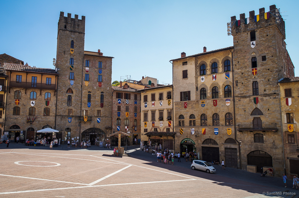 Piazza Grande in Arezzo