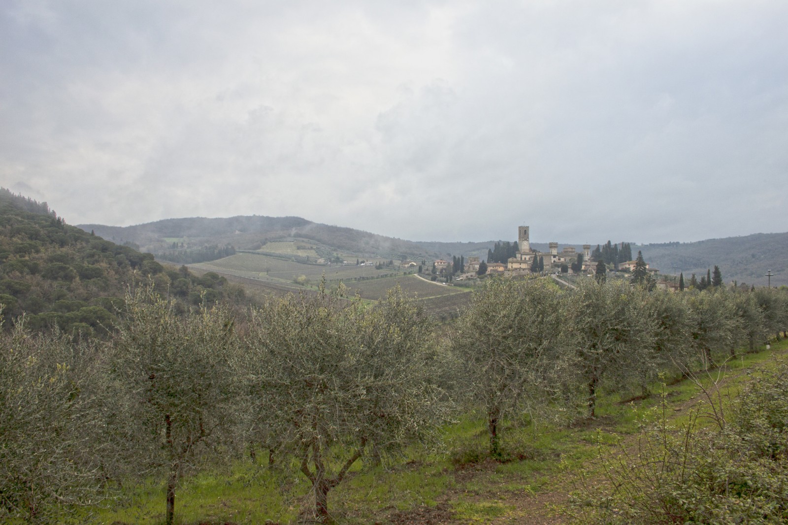 Ausblick auf Badia a Passignano