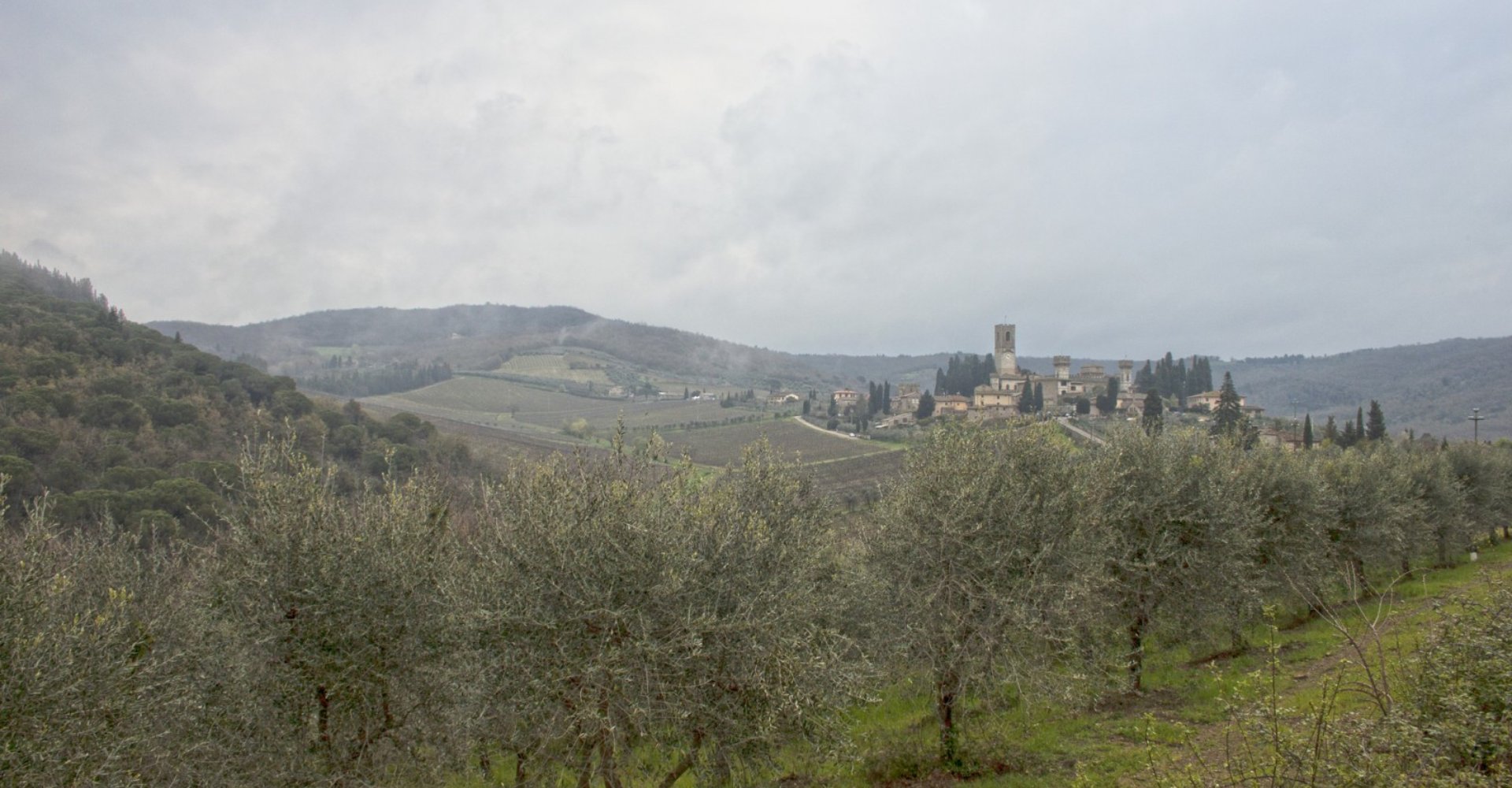 Ausblick auf Badia a Passignano