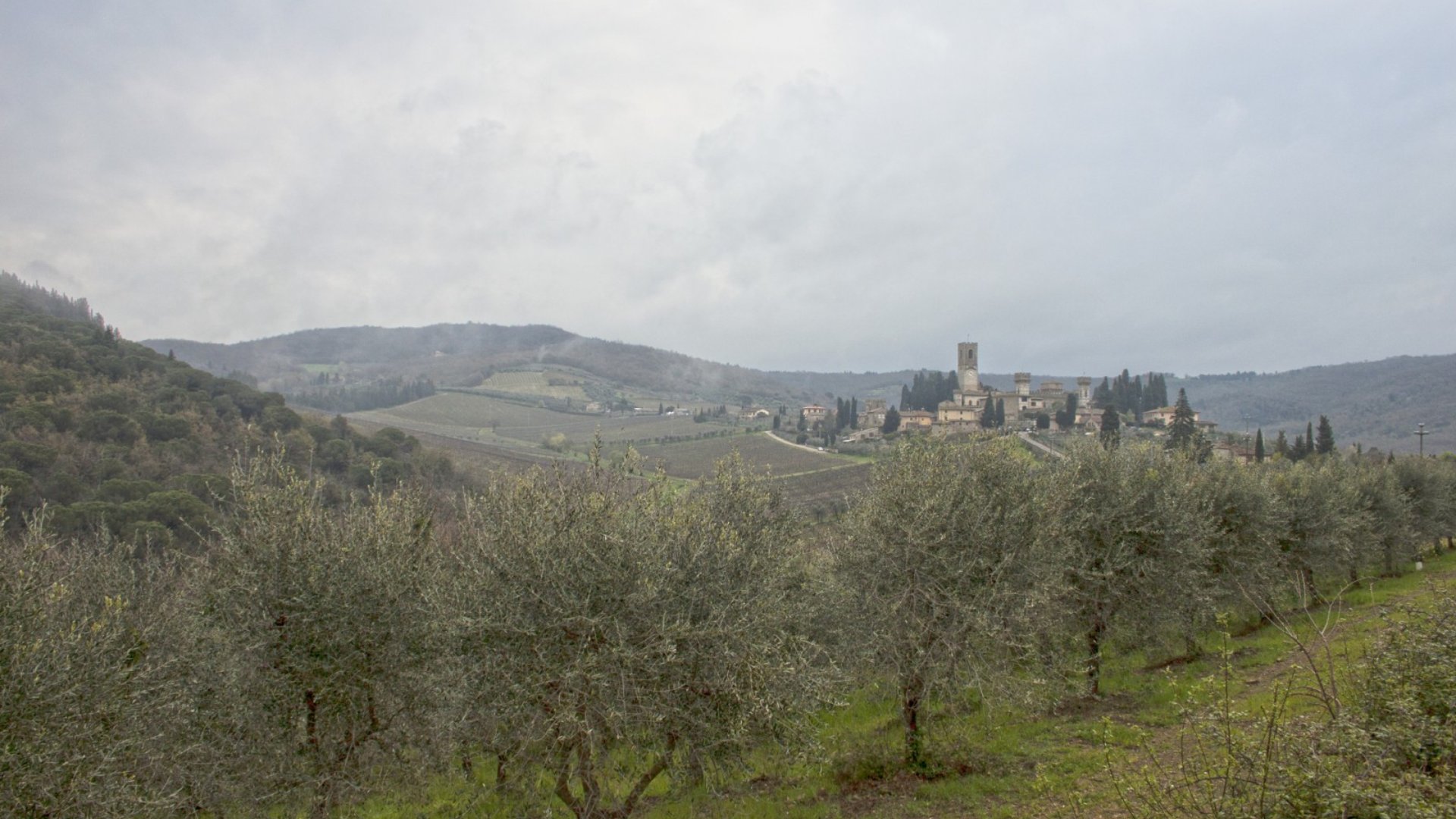 Ausblick auf Badia a Passignano