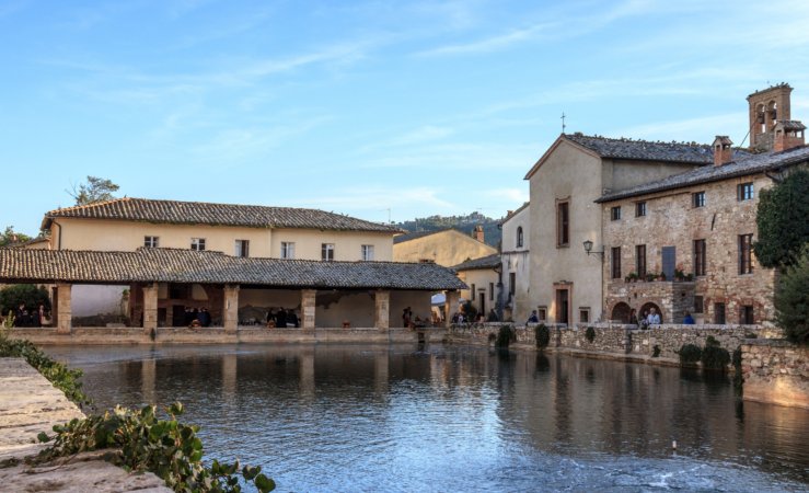 Bagno Vignoni central pool