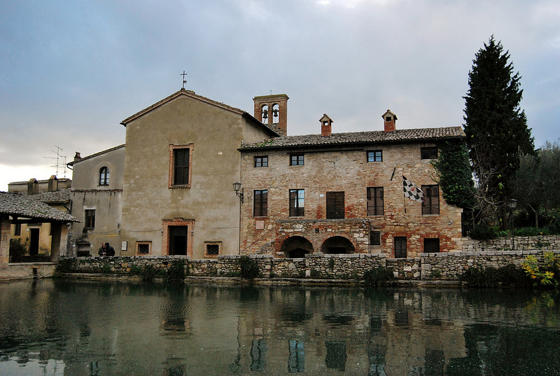 Bagno Vignoni, frazione di San Quirico d'Orcia (SI) - Val d'Orcia -  Patrimonio UNESCO - Toscana