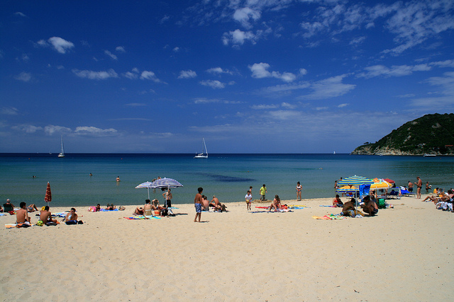 La playa de Biodola