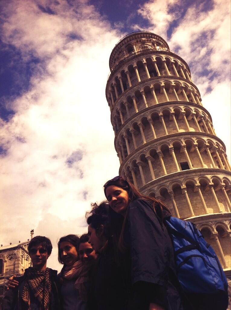 #teatrosu2piedi turista a Pisa
