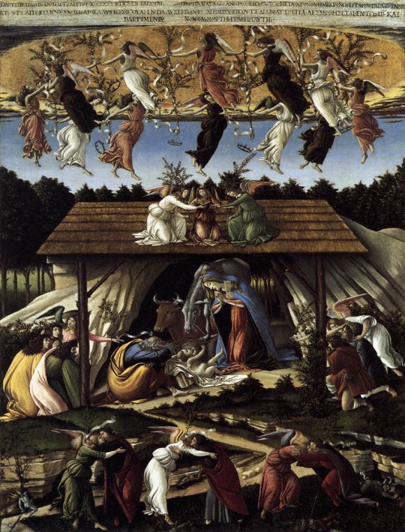 Sandro Botticelli, The Mystical Nativity, National Gallery of London.