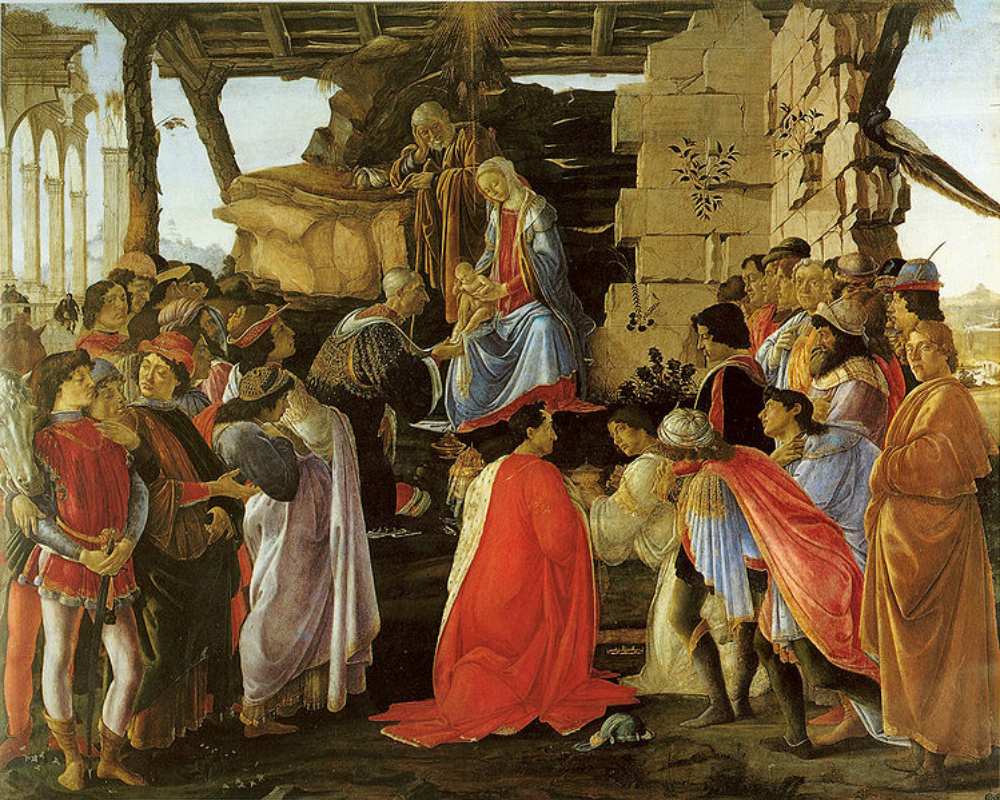 Anbetung der Heiligen drei Könige, Botticelli
