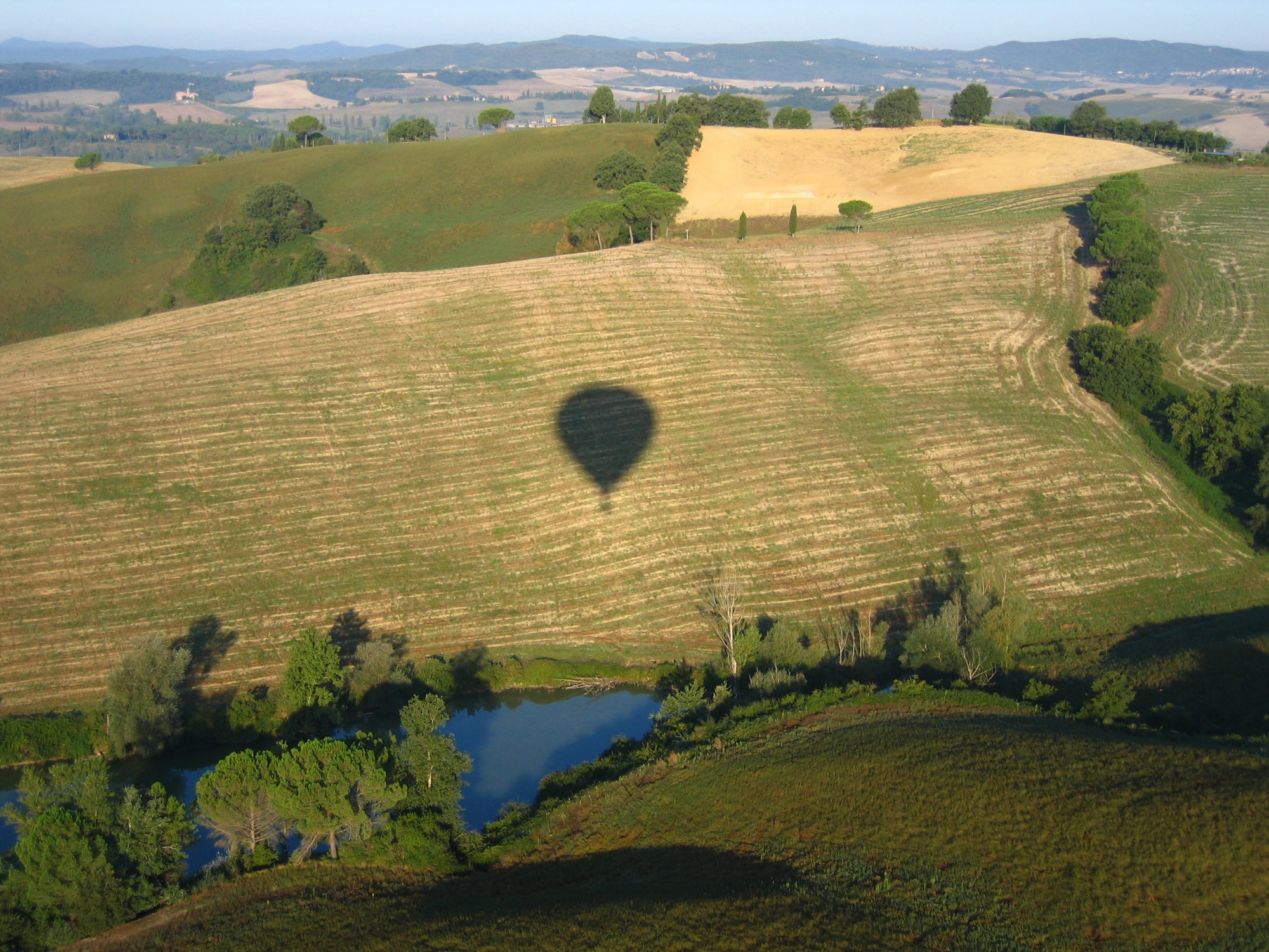 Fliegen über Buonconvento