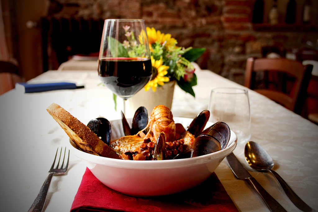 Cacciucco alla Viareggina at Osteria da Luca, Viareggio