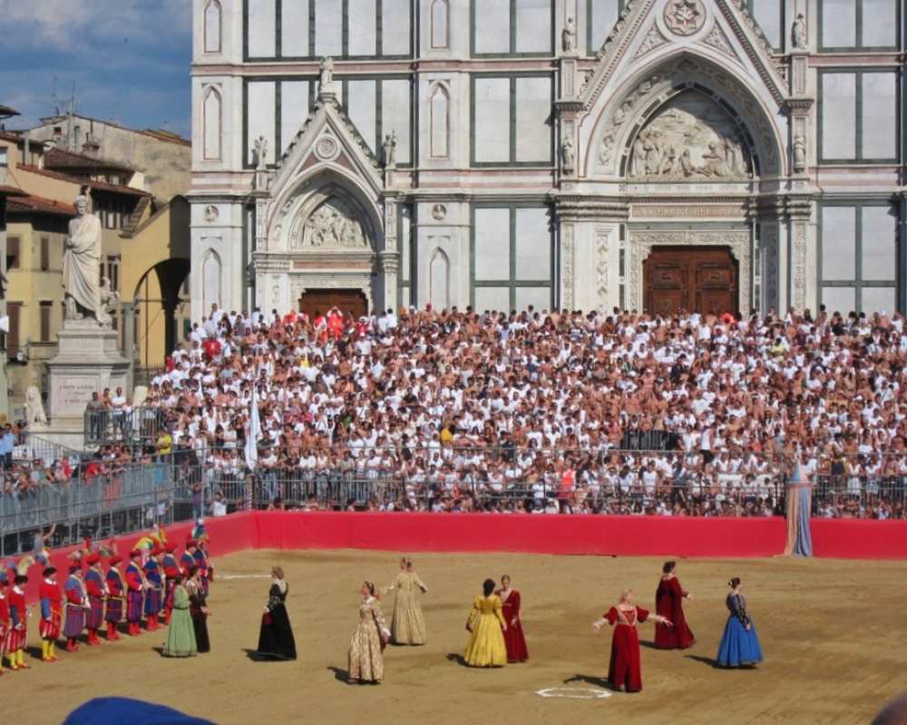 Parade anlässlich des Calcio storico Fiorentino