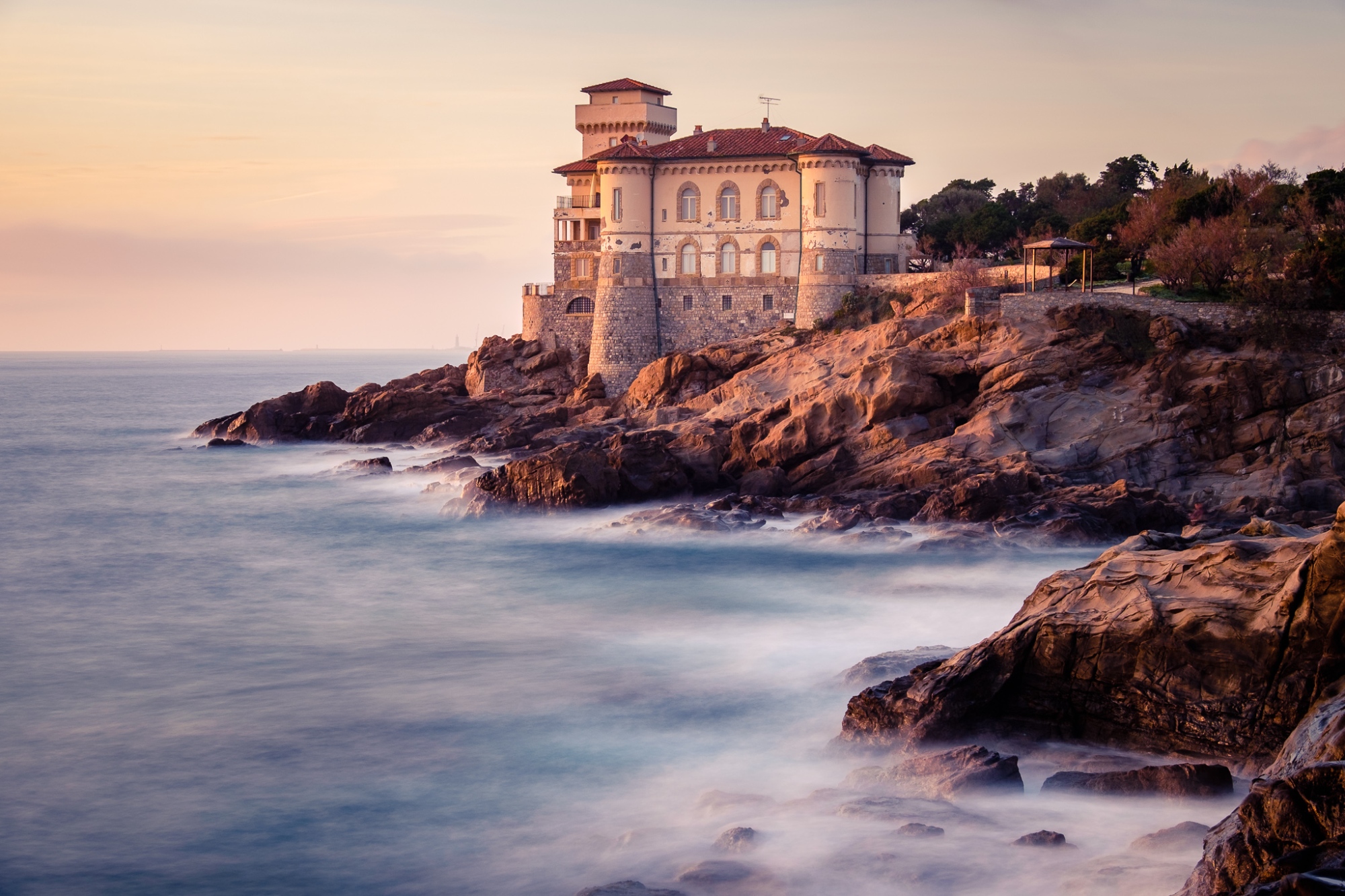 Castello del Boccale at sunset