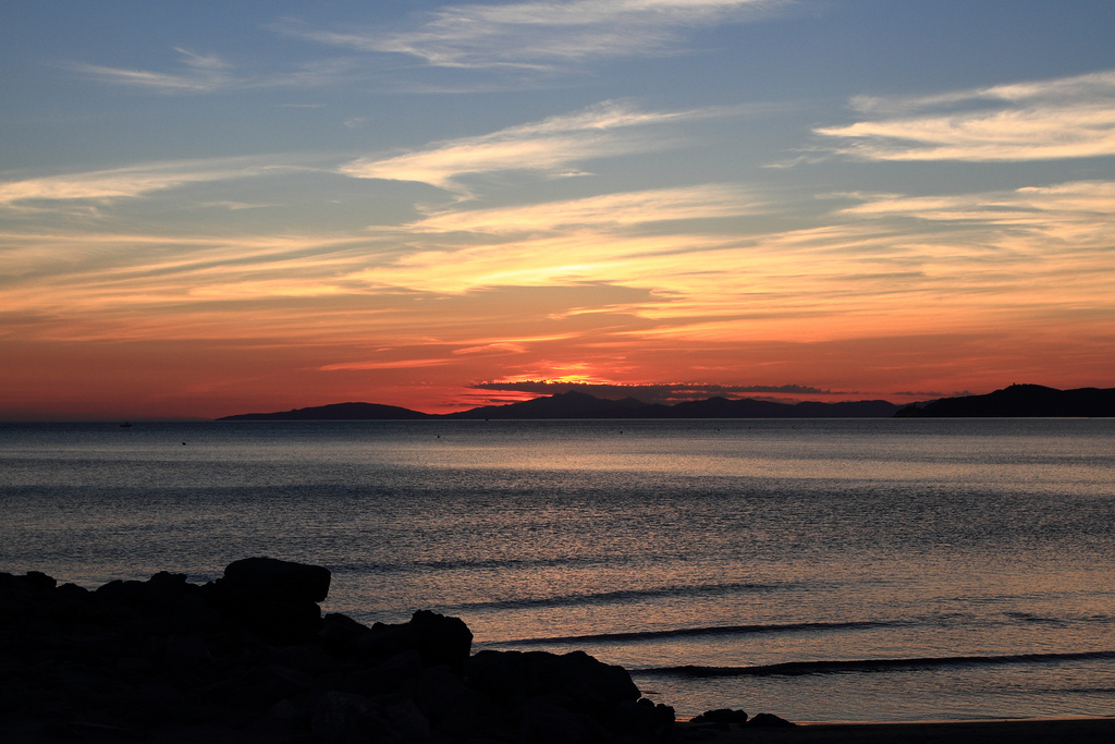 Sunset in Castiglione della Pescaia