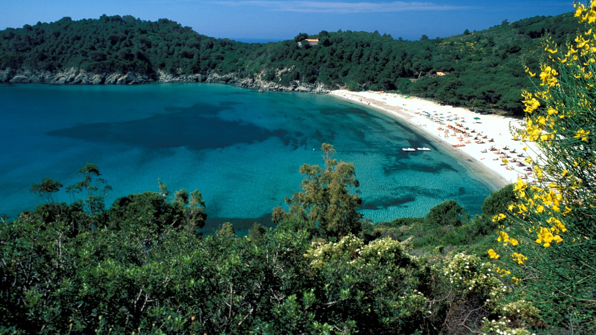 Der Fetovaia Strand auf Elba