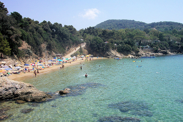 La playa de Fetovaia