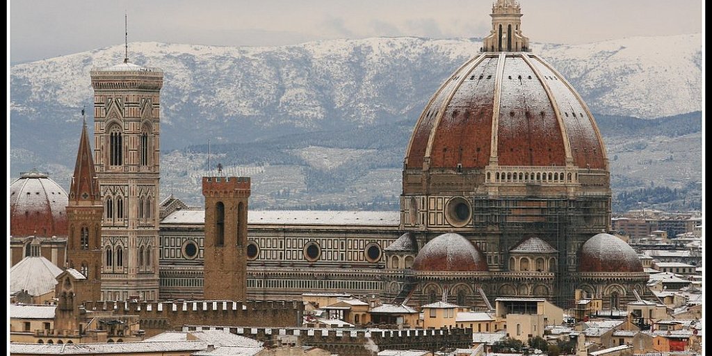 Firenze sotto la neve