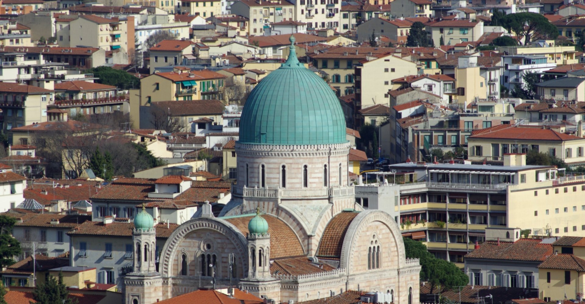 Synagogue of Florence from above
