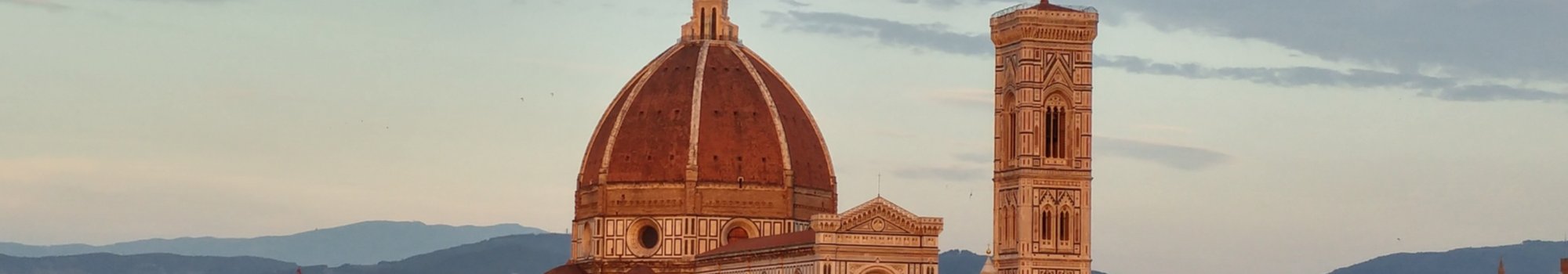 Blick auf Florenz von der Terrasse B-Roof