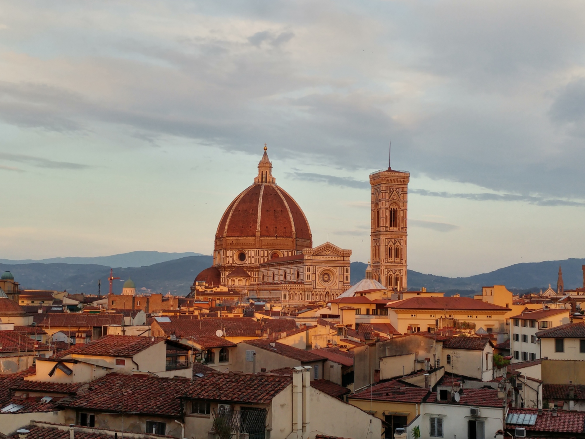 Skyline di Firenze dalla terrazza B-Roof