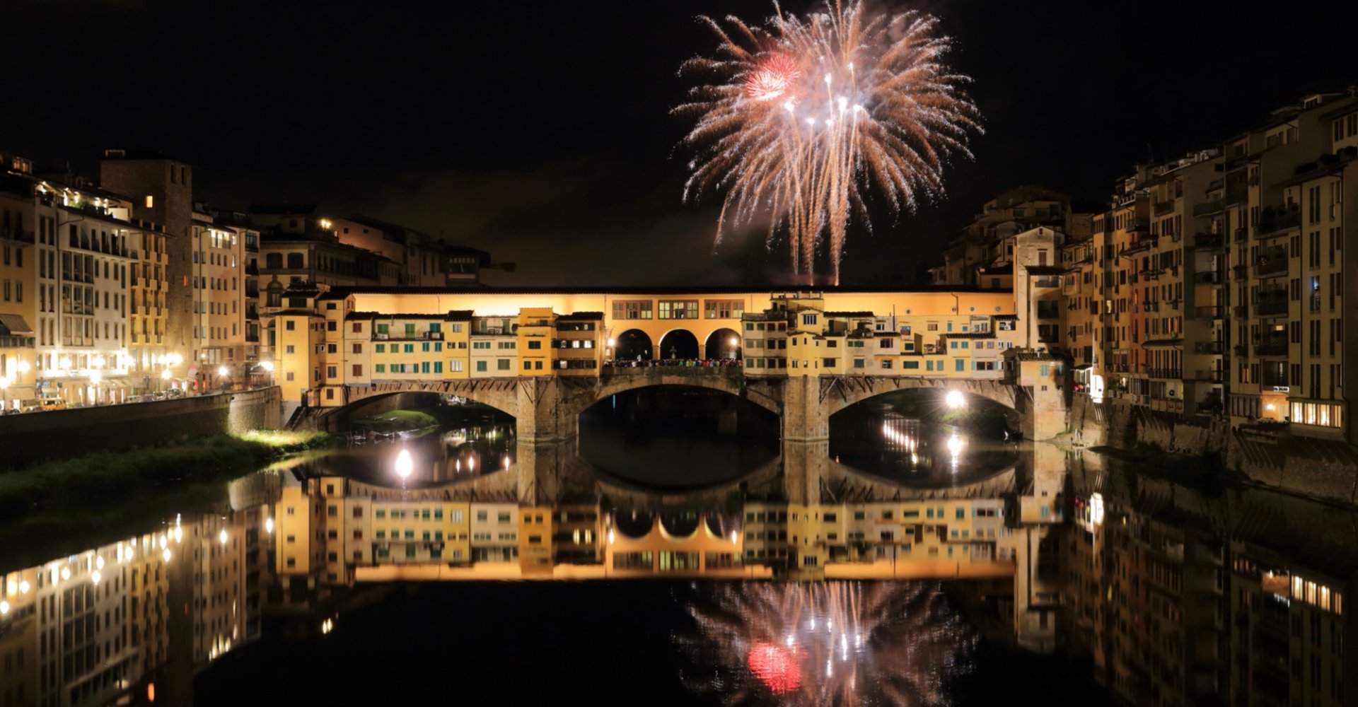 Les feux d'artifice de San Giovanni à Florence