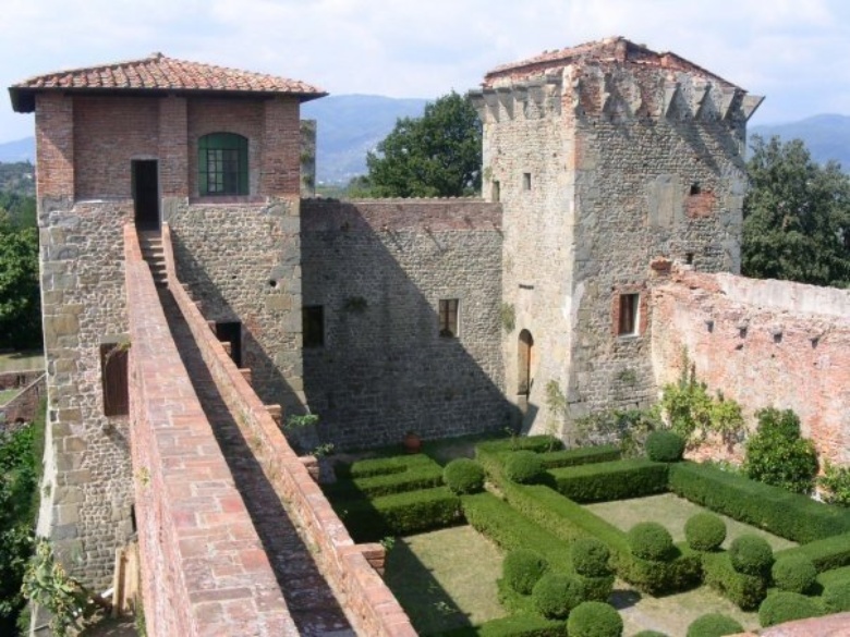 Montecarlo fortress tower Fortezza di Montecarlo