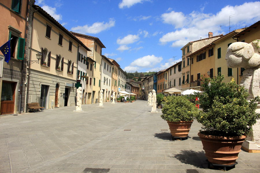 Gaiole in Chianti main road