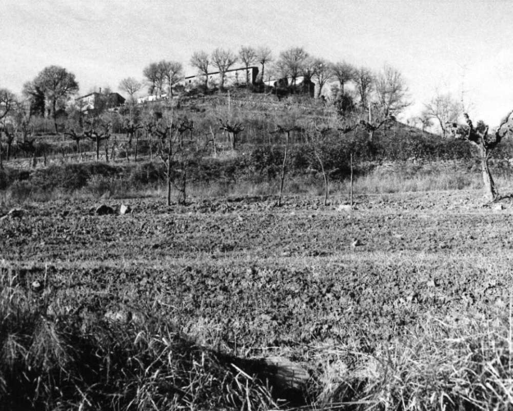Foto storica del castello di Valialle di Anghiari