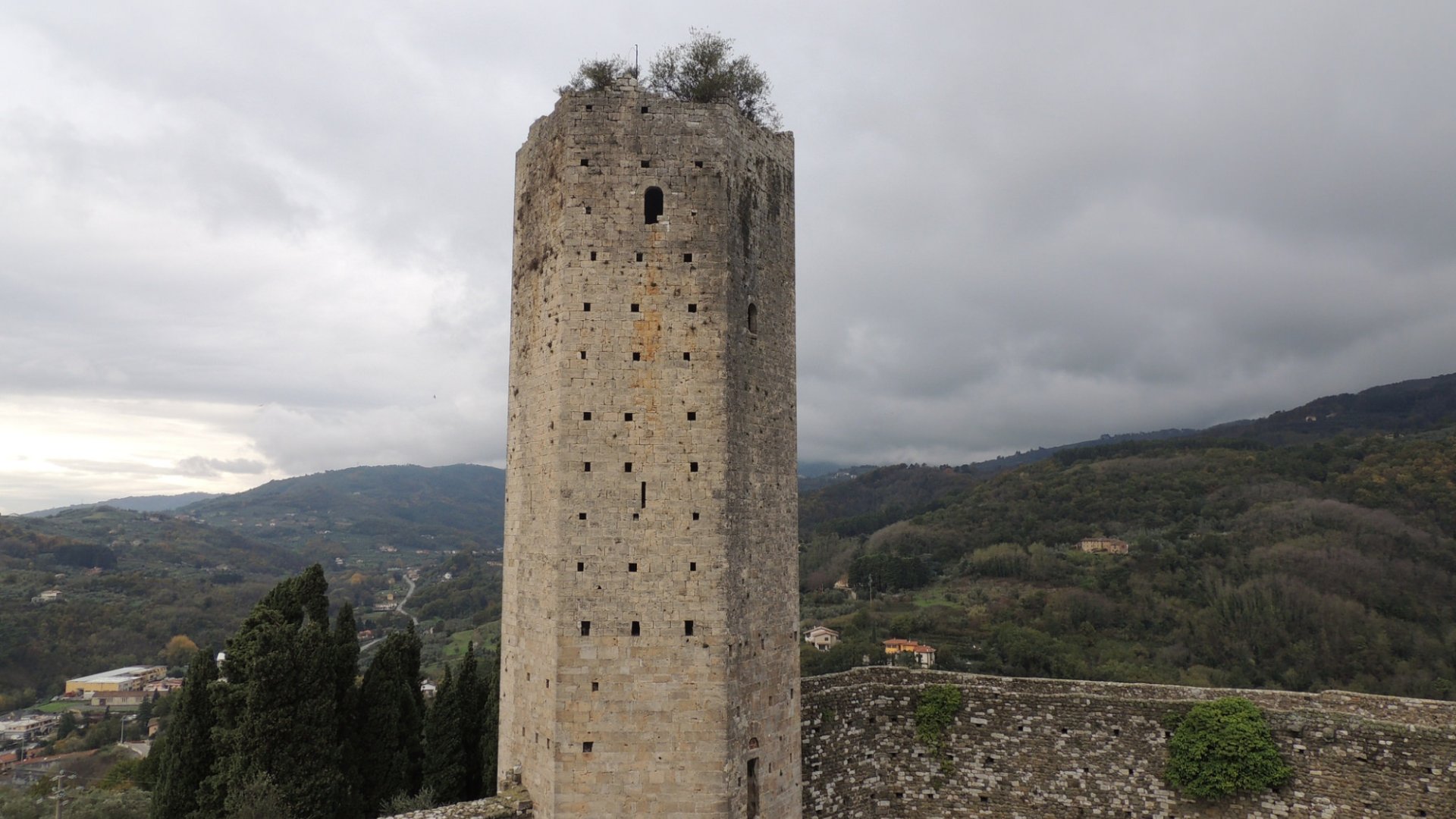 Die alte Burg von Serravalle Pistoiese