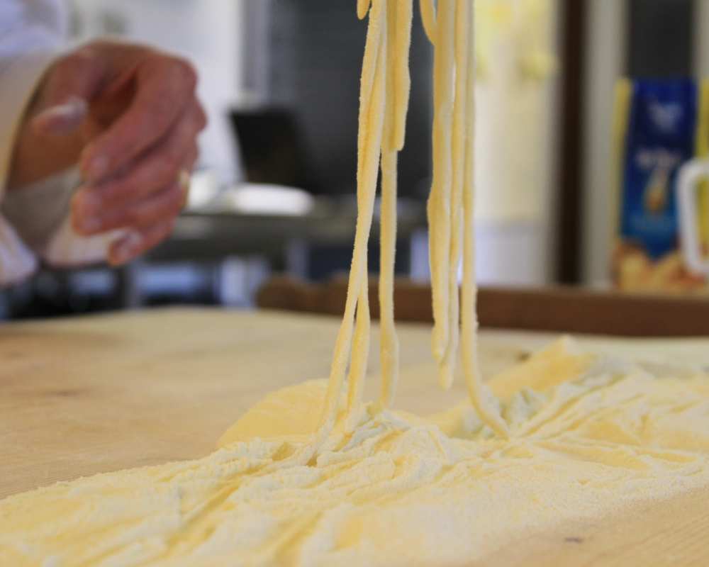 Handmade pici pasta